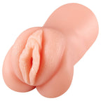 Patricia - Kolay Saklanabilir Cep Boy Titreşimli Isıtmalı Suni Vajina Realistik Mastürbatör 15 CM