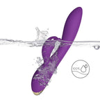 Bonnie - Şarjlı Aynı Anda Klitoris ve G Spot Uyarıcı Eğilebilir Yumuşak Doku Rabbit Vibratör
