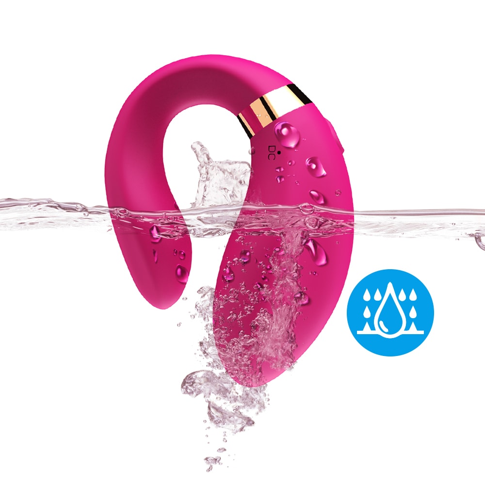 Crescent - Uzaktan Kumandalı İlişki Anında Kullanılabilir Klitoris ve G Spot Uyarıcı 2 in 1 Çift Vibratörü