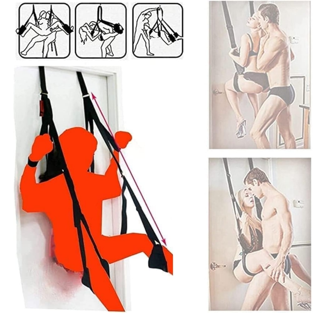 Fetish Master Tied Door Restraints Partner Kapı Kelepçesi BDSM Pozisyon Seti - J903