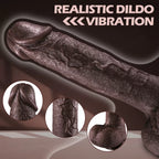 Frank - Şarjlı Uzaktan Kumandalı Isıtmalı İleri Geri Hareketli ve Rotasyonlu Realistik Dildo Gerçekçi Yapay Penis 25 CM