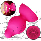 BLOSSOM USB Şarjlı Su Geçirmez Güçlü Titreşimli Göğüs ve Klitoris Uyarıcı Dil Vibratör