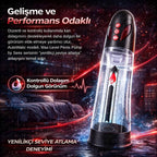 AutoWatic - Büyük Hazneli Suyla Kullanılabilir 8 Modlu Yüksek Performans Şarjlı Otomatik Hydro Penis Pompası