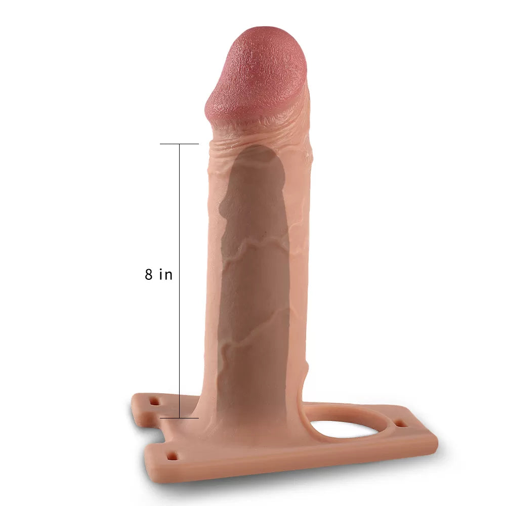 Hollow Big - Yumuşak Doku İçi Boş Realistik Strapon Dildo Kemerli Belden Bağlamalı Gerçekçi Yapay Penis