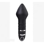 Backyard Butt Plug - Kademeli Boyut Güçlü Titreşimli Silikon Anal Plug 10 CM