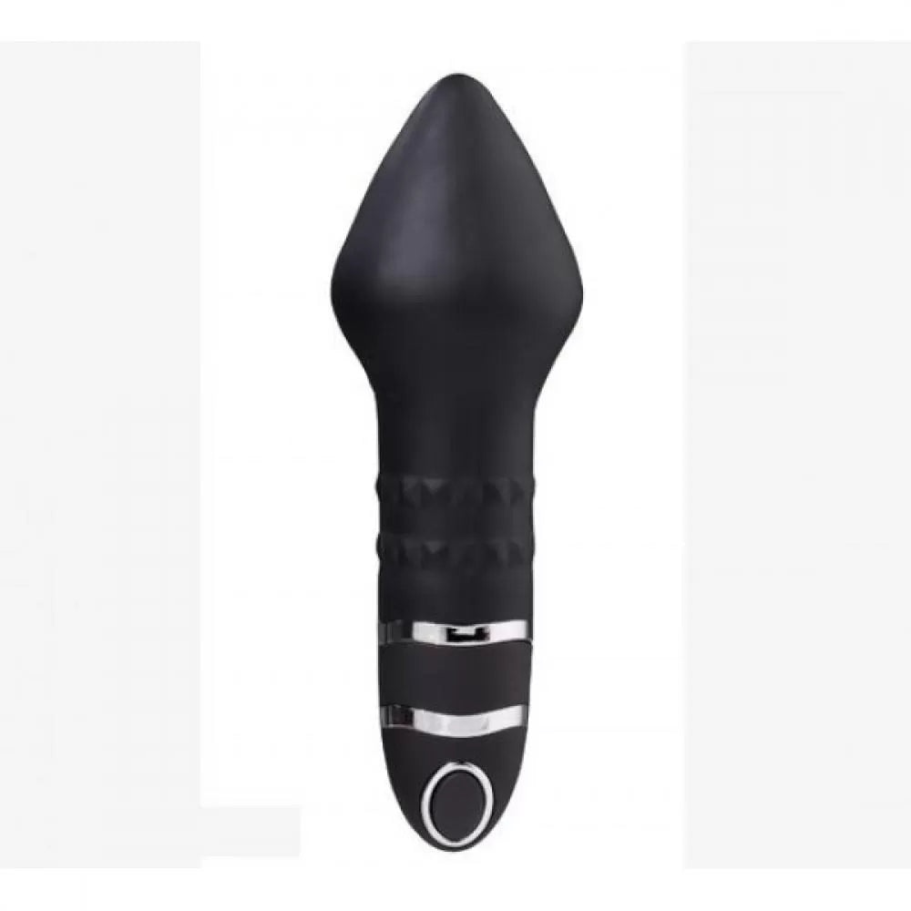 Backyard Butt Plug - Kademeli Boyut Güçlü Titreşimli Silikon Anal Plug 10 CM