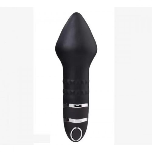Backyard Butt Plug - Kademeli Boyut Güçlü Titreşimli Silikon Anal Plug 10 CM