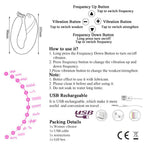 NENO Şarjlı Güçlü Titreşimli Klitoris ve G-Spot Uyarıcı U Tipi 2 in 1 Vibratör