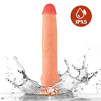 Thomas - Kumandalı Büyük Boy Güçlü Titreşimli Gerçekçi Yapay Penis Realistik Dokuda Dildo 28 CM