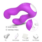 Seraph Pro - Şarjlı Uzaktan Kumandalı Çatal Çift Taraflı Çift Motorlu Güçlü Titreşimli Vibratör Esnek Silikon Strapless Strapon