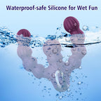 Alina - Şarjlı Uzaktan Kumandalı İleri Geri Hareketli Güçlü Titreşimli Yeni Nesil Biseksüel Çift Vibratörü