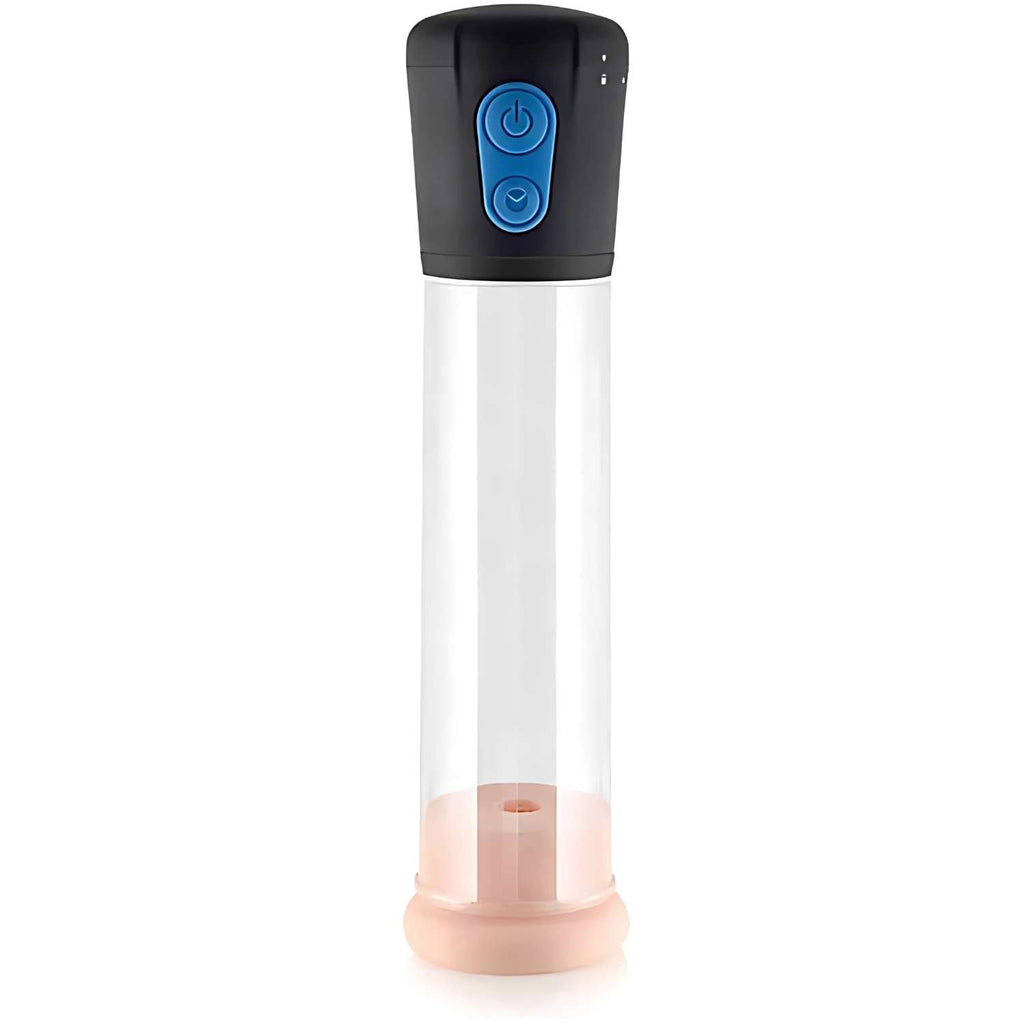Pilli Otomatik Pro Penis Pompası Vajina Başlıklı Siyah - Maximizer Worx VX4