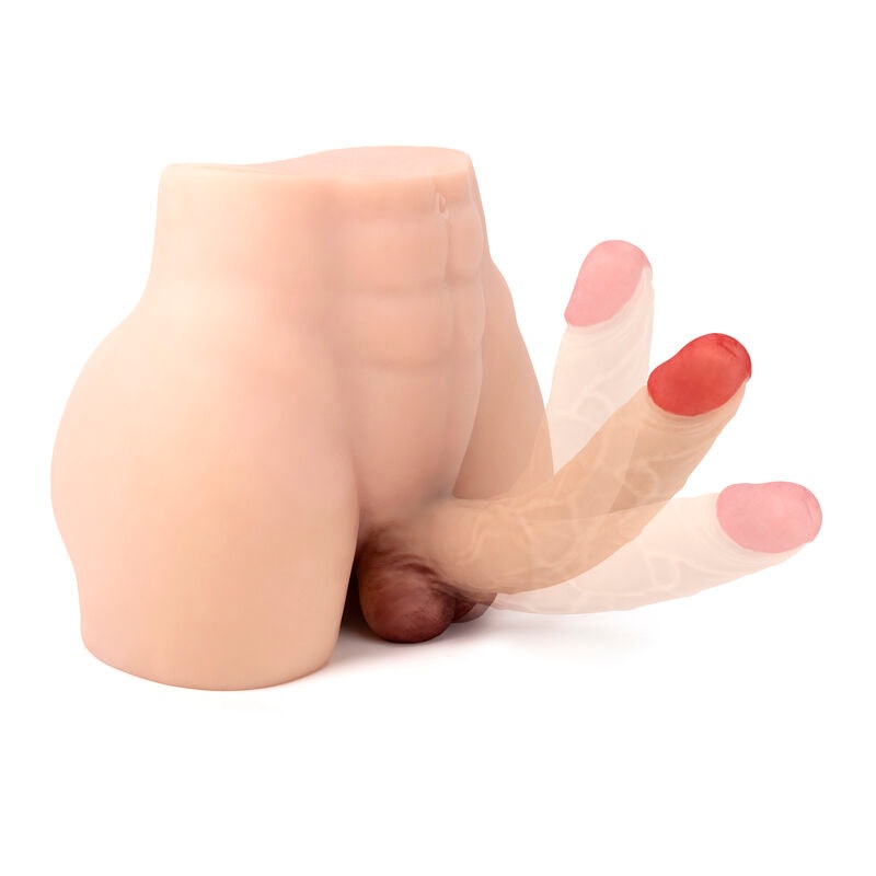 Alan - Mega Boy Anal Girişli 21 CM Yapay Penisli Erkek Yarım Vücut Realistik Manken 7.7 KG