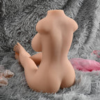 Elsa - İskeletli Yarım Realistik Manken Anal Vajina Çift Girişli Isıtmalı Titreşimli Mastürbatör 4 KG