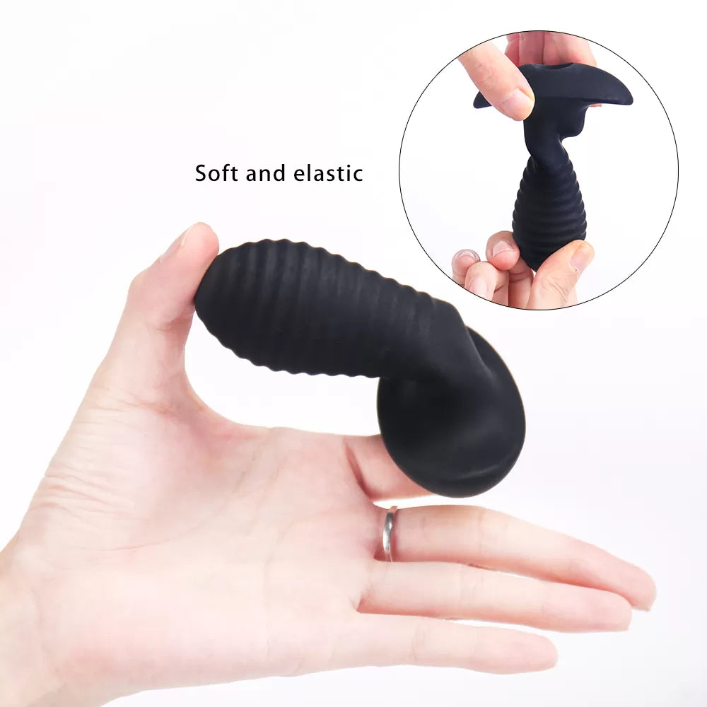 Spiral - Çıkar Tak Bullet Vibratörlü Güçlü Titreşimli 1 Fonksiyonlu Silikon Anal Plug