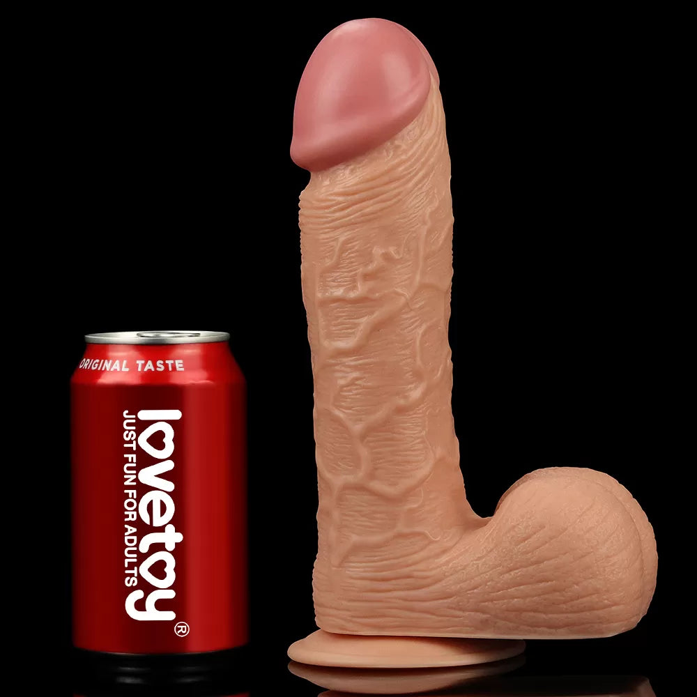 Legendary King Sized - Büyük Boy Kalın Realistik Dildo XL Size Ekstra Büyük Gerçekçi Yapay Penis 25x5.5 CM