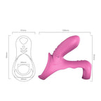 RANGER Klitoris ve G Nokta Uyarıcı Testis ve Penis Halkası - Pembe