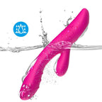 Spark - Şarjlı Isıtmalı Aynı Anda Klitoris ve G Spot Uyarıcı Güçlü Titreşimli 2 in 1 Rabbit Vibratör