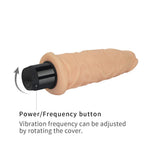 Xtreme Feel - Multi Speed Güçlü Titreşimli Yumuşak Doku Realistik Dildo Testissiz Gerçekçi Yapay Penis 22x4.2 CM