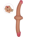 Holy Dong - Ultra Yumuşak Doku Çok Esnek Çift Taraflı Realistik Silikon Double Dildo Gerçeki Yapay Penis 32 CM