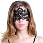 Sens Fantezi Aksesuar Seksi Dantel Gözü Açık Erotik Cosplay Maske - 0349-2