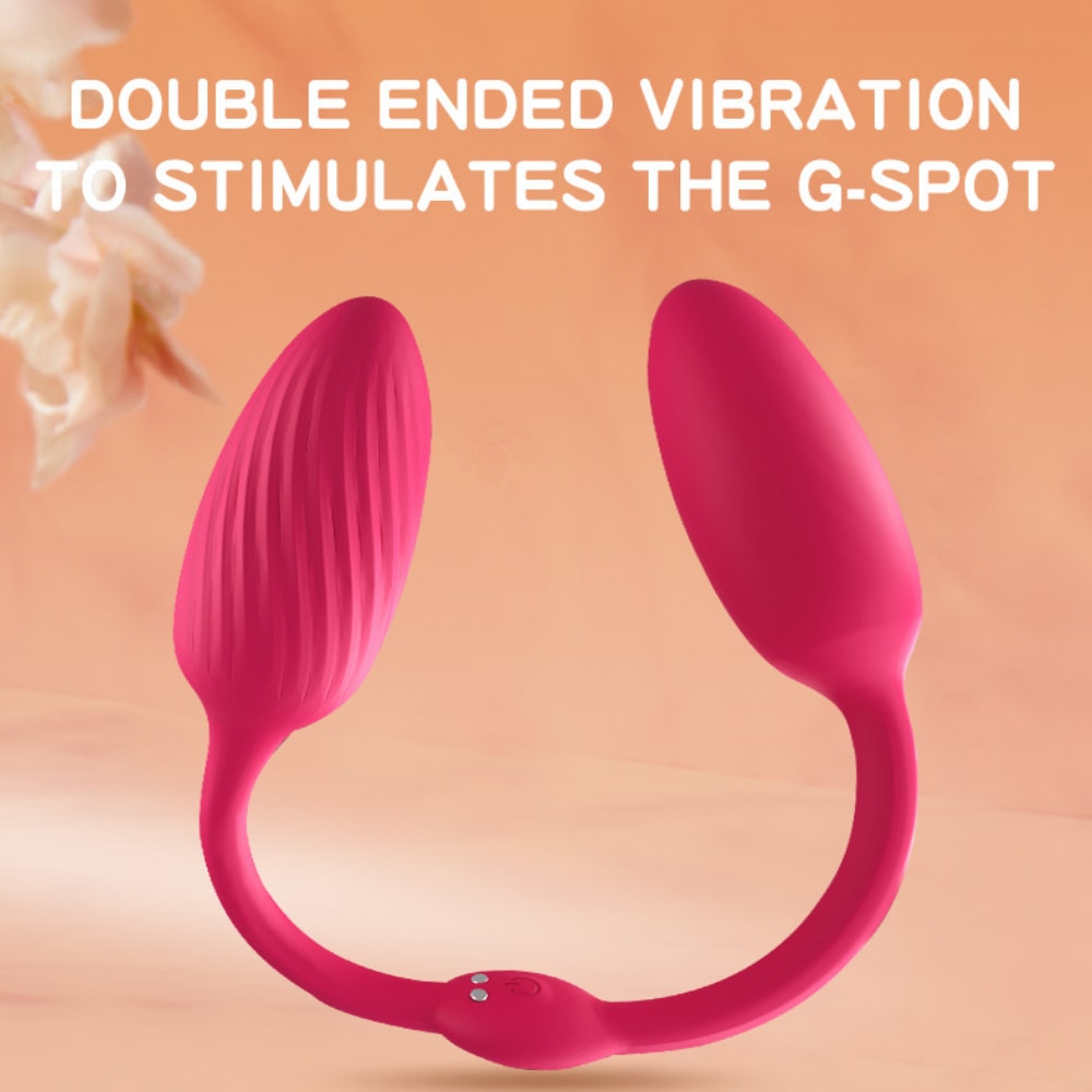 Double Ended - Şarjlı Yumuşak Esnek Çift Taraflı G Nokta Klitoris Uyarıcı 2 in 1 Çift Vibratörü