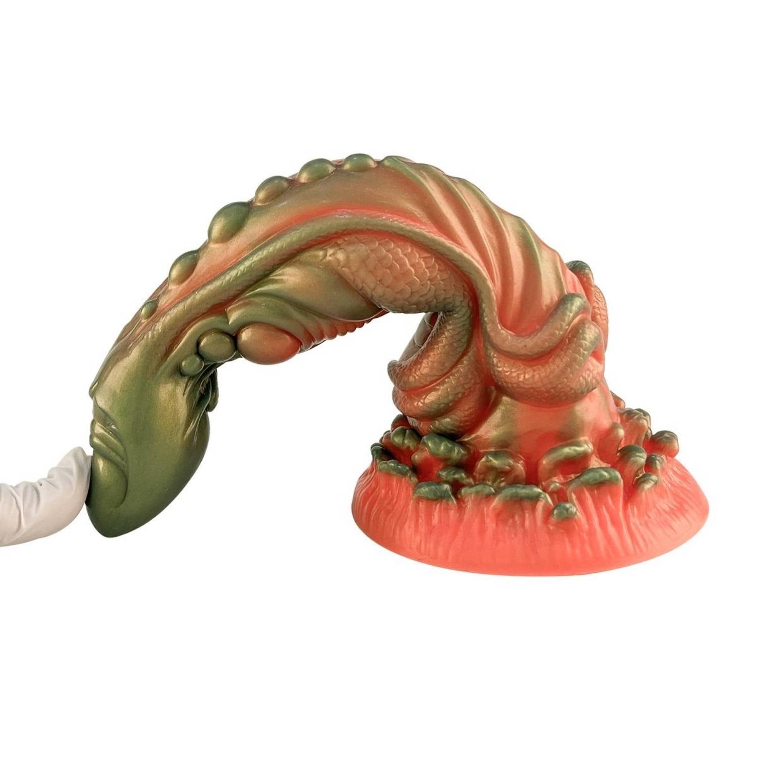 Monster Cock Minotor - Silicone Realistic Animal Bull Dildo Silikon Gerçekçi Doku Boğa Yapay Penis 25x7.2 CM