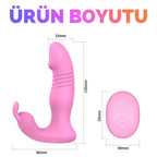 Luna APP RCT - Şarjlı Kumanda Ve Telefon Kontrollü İleri Geri Hareketli Çift Motorlu Giyilebilir Rabbit Vibratör