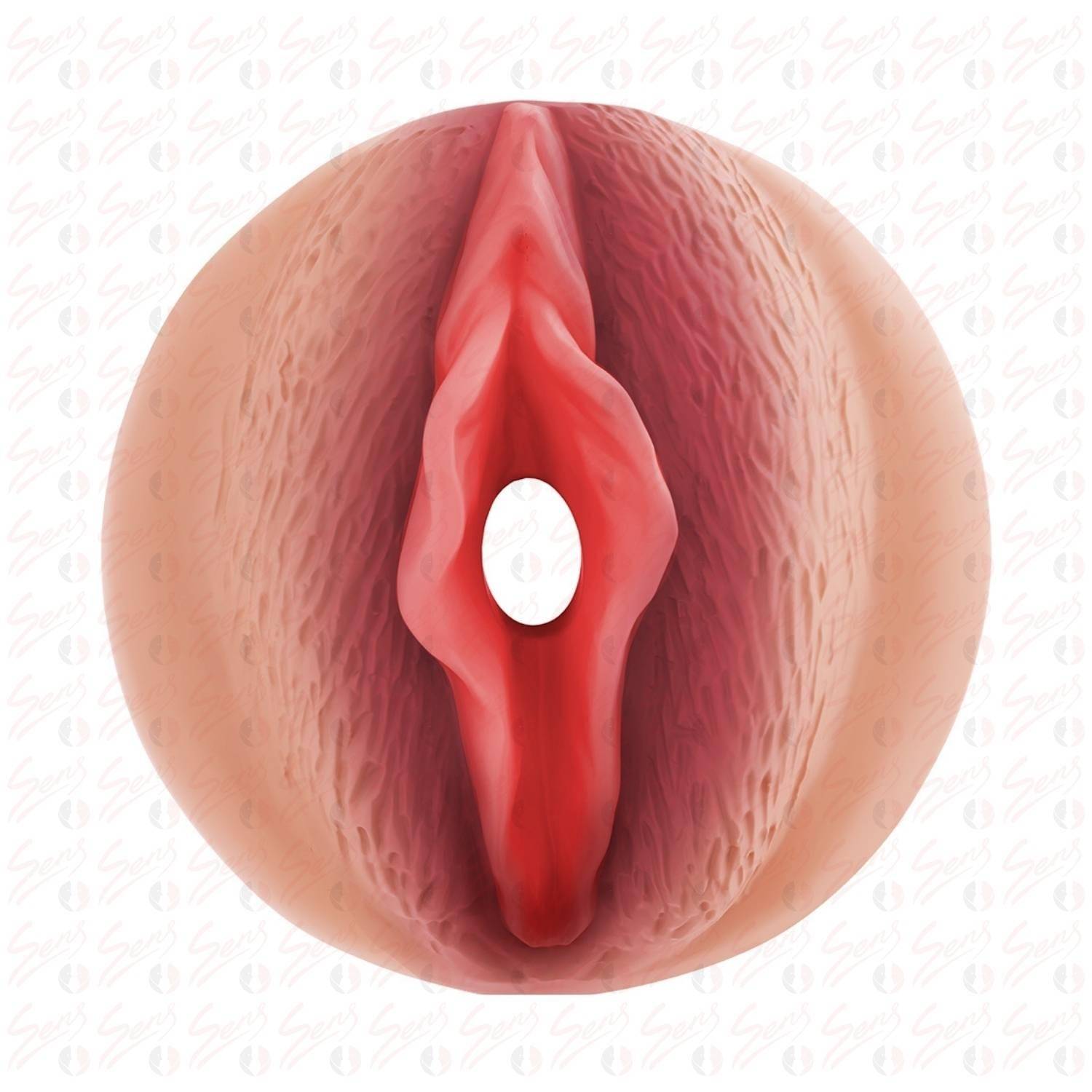 Pump Sleeve MXL - Hazneyi Kavrayan Büyük ve Geliştirilmiş Süper Gerçekçi Tırtıklı Doku Penis Pompası Vajina Başlığı