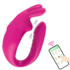 Hera App - Şarjlı Telefon Kontrollü Aynı Anda G Spot ve Klitoris Uyarıcı Sessiz Giyilebilir Rabbit Vibratör