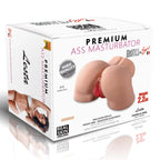 Lesta - Realistik Kalça Anal Vajina Çift Girişli 2 in 1 Titreşimli Isıtmalı Suni Vajina Mastürbatör 2.2 KG