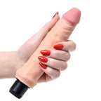 Mang - Yumuşak Doku Gerçekçi Yapay Penis Vibratör Güçlü Titreşimli Realistik Dildo 20x3.8 CM