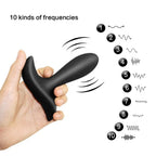 Mujer - Şarjlı Kablosuz Uzaktan Kumandalı Esnek Yapıda Güçlü Titreşimli Anal Plug Vibratör