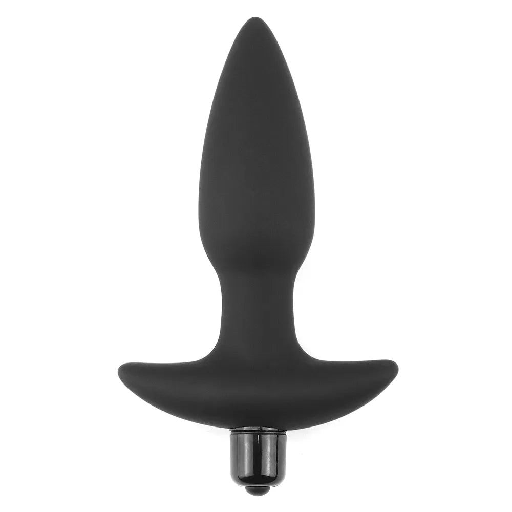Silicone Fantasy - Çıkar Tak Bullet Vibratörlü Güçlü Titreşimli 10 Fonksiyonlu Silikon Anal Plug