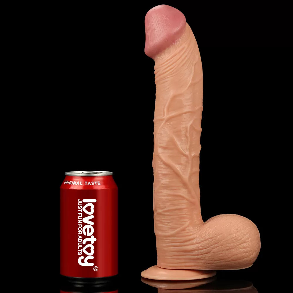 Legendary King Sized - Büyük Boy Kalın Realistik Dildo XXL Size Ekstra Büyük Gerçekçi Yapay Penis 33x5.5 CM