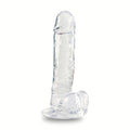 MYST COLOR Dildo Realistik Jel Dokuda Ultra Yumuşak Şeffaf Yapay Penis 22 CM