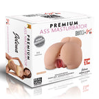 Jelena - Anal Vajina Çift Girişli Cep Boy Realistik Kalça Titreşimli Suni Vajina Mastürbatör 1.1 KG