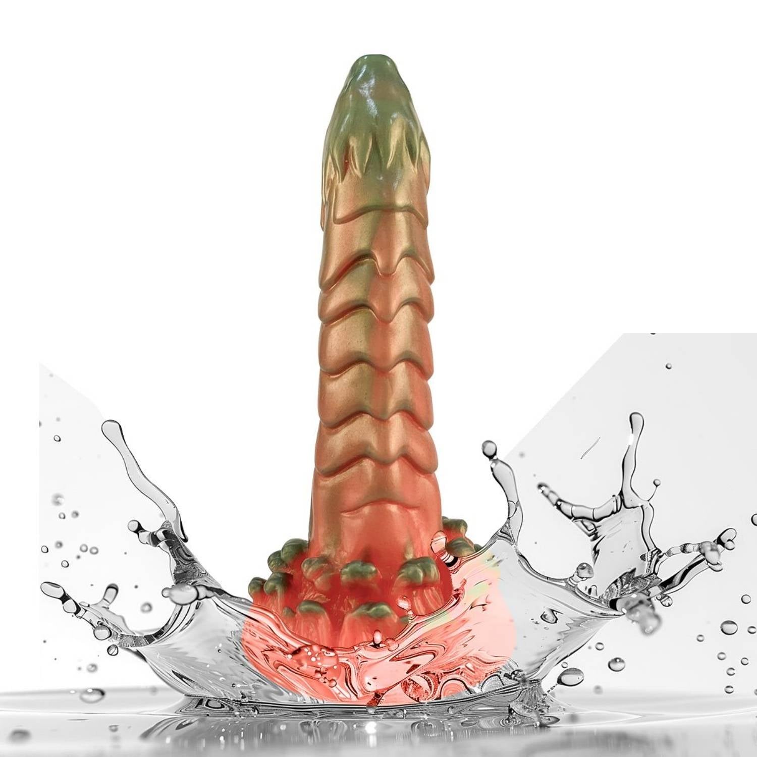 Monster Cock Scylla - Silicone Realistic Animal Dragonhead-Snake Dildo Silikon Gerçekçi Doku Yılan Yapay Penis 19.5x5 CM