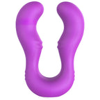 Seraph - Şarjlı Çatal Çift Taraflı Çift Motorlu Güçlü Titreşimli Vibratör Esnek Silikon Strapless Strapon