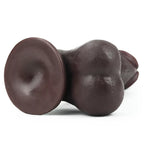 Tam Testis Hareketli Kayar Deri Ultra Yumuşak Doku Çift Katmanlı Kıkırdaklı Realistik Dildo Gerçekçi Yapay Penis 20x4.5 CM