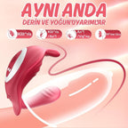 Cara APP RCT - Şarjlı Kumanda Ve Telefon Kontrollü Çift Motorlu G Spot ve Klitoris Uyarıcı Giyilebilir Couple Vibratör