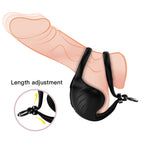 Dual Lock - Şarjlı Güçlü Titreşimli Testis ve Penis Halkalı Testis Masaj Vibratörü Penis Yüzüğü