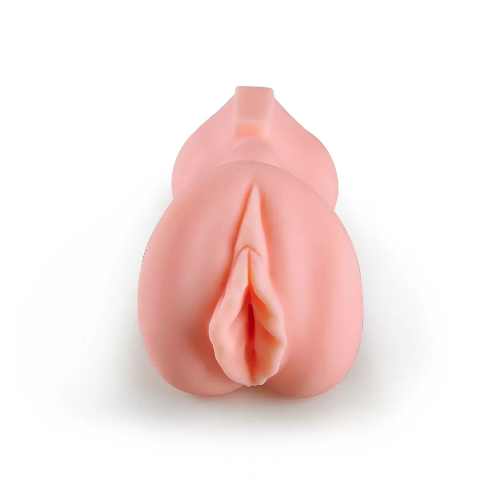 Gerçekçi Cep Boy Et Dokulu Yapay Vajina Realistik Soft Mastürbatör 16 CM