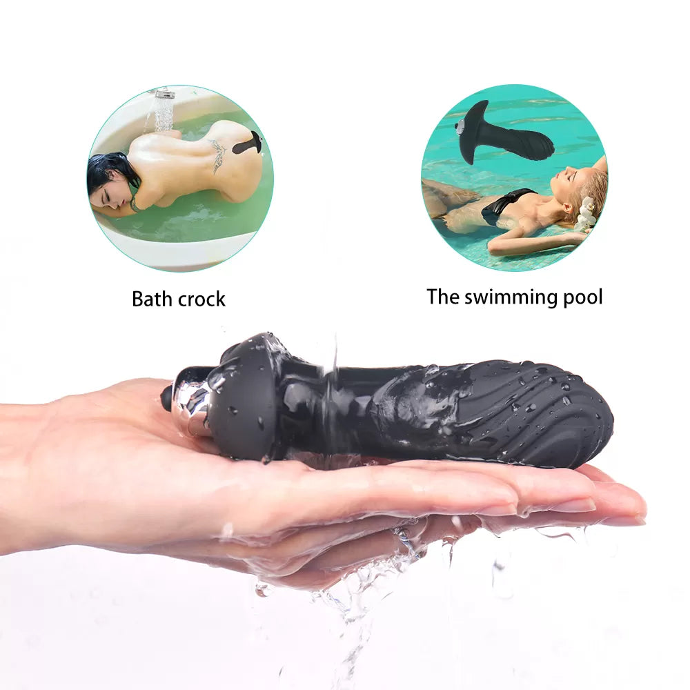 Magic - Çıkar Tak Bullet Vibratörlü Güçlü Titreşimli 1 Fonksiyonlu Silikon Anal Plug