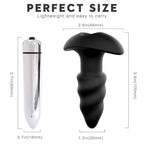 Love Arrow - Çıkar Tak Bullet Vibratörlü Güçlü Titreşimli 1 Fonksiyonlu Silikon Anal Plug