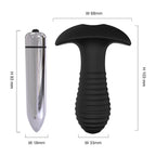 Spiral - Çıkar Tak Bullet Vibratörlü Güçlü Titreşimli 1 Fonksiyonlu Silikon Anal Plug