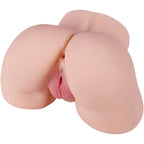 Lesta - Realistik Kalça Anal Vajina Çift Girişli 2 in 1 Titreşimli Isıtmalı Suni Vajina Mastürbatör 2.2 KG