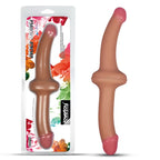 Holy Dong - Ultra Yumuşak Doku Çok Esnek Çift Taraflı Realistik Silikon Double Dildo Gerçeki Yapay Penis 32 CM