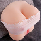 Susan - Anal Vajina Çift Girişli Titreşimli Isıtmalı Realistik Göğüs Mastürbatör 1.8 KG