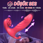 Darla APP RCT - Şarjlı Kumanda Ve Telefon Kontrollü İleri Geri Hareketli Anal Vajina Klitoris Uyarıcı 3 in 1 Giyilebilir Vibratör